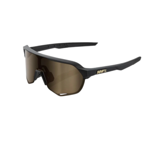 OCULOS 100% S2 - MATTE BLACK - SOFT GOLD MIRROR LENS