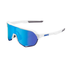 OCULOS 100% S2 -MATTE WHITE - HIPER BLUE MULTILAYER MIRROR