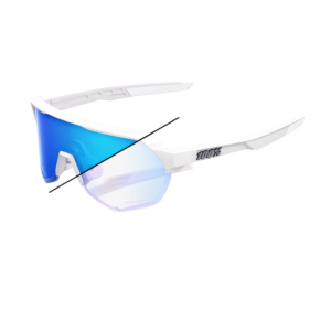 OCULOS 100% S2 - BASTILLE LE - PEARL WHITE GLITTER - BLUE MIRROR PHOTOCHROMIC