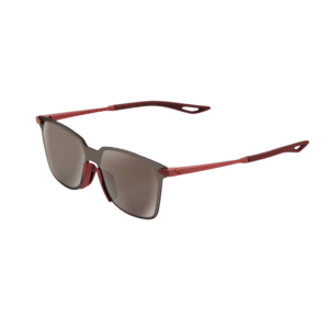 OCULOS 100% LEGERE SQUARE - SOFT TACT CRIMSON - HIPER SILVER MIRROR LENS