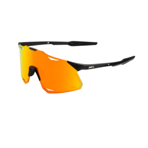 OCULOS 100% HYPERCRAFT - MATTE BLACK - HIPER RED MULTLAYER MIRROR LENS