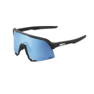 OCULOS 100% S3 - MATTE BLACK - HIPER BLUE MULTILAYER MIRROR LENS