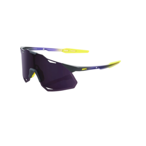 OCULOS 100% HYPERCRAFT XS - MATTE METALLIC DIGITAL BRIGHTS - DARK PURPLE LENS