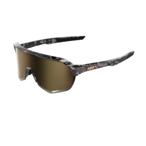 OCULOS 100% S2 - GLOSS BLACK HAVANA - SOFT GOLD MIRROR