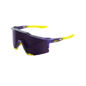 OCULOS 100% SPEEDCRAFT - MATTE METALLIC DIGITAL BRIGHTS - DARK PURPLE LENS