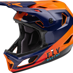 CAPACETE FLY BIKE RAYCE - AZUL/LARANJA/VERMELHO