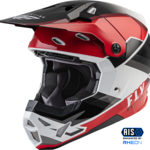 CAPACETE FLY FORMULA CP RUSH PRETO/VERMELHO/BRANCO
