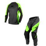 CONJUNTO MATTOS RACING ECHOES CINZA/FLUOR