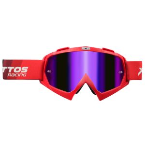 OCULOS MATTOS RACING TERRA LENTE ESPELHADA VERMELHO