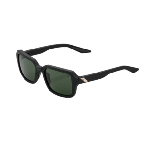 OCULOS 100% RIDELEY - SOFT TACT BLACK - GREY GREEN LENS