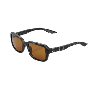 OCULOS 100% RIDELEY - MATTE BLACK HAVANA - BRONZE PEAKPOLAR LENS
