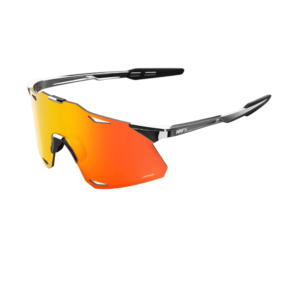 OCULOS 100% HYPERCRAFT - BLACK CHROME - HIPER RED MIRROR