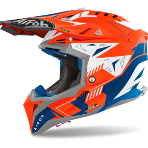 CAPACETE AIROH AVIATOR 3 SPIN ORANGE MATT