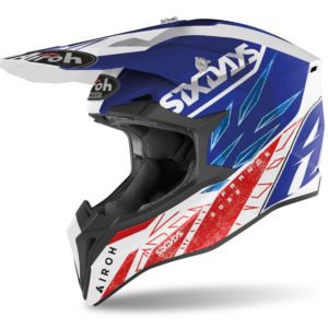 CAPACETE AIROH WRAAP SIX DAYS FRANCE GLOSS