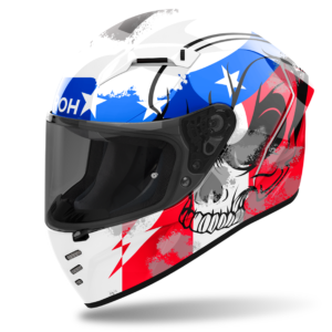 CAPACETE AIROH CONNOR NATION WHITE GLOSS