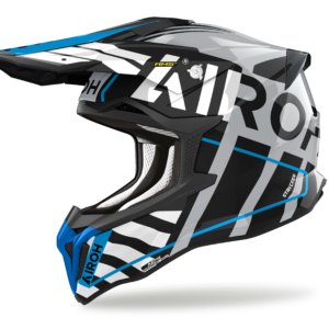 CAPACETE AIROH STRYCKER BRAVE BLUE/GREY GLOSS