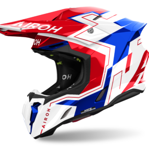 CAPACETE AIROH TWIST 3 DIZZY BLUE/RED GLOSS