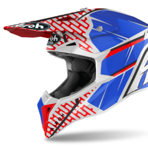 CAPACETE AIROH WRAAP IDOL RED/BLUE GLOSS