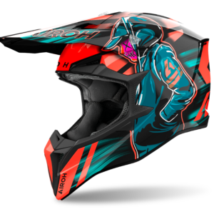 CAPACETE AIROH WRAAAP CYBER ORANGE GLOSS