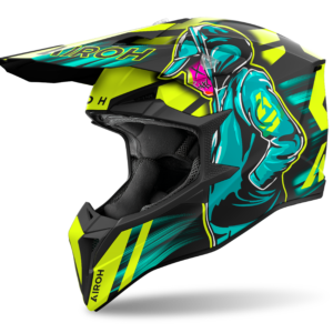 CAPACETE AIROH WRAAAP CYBER YELLOW MATT