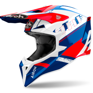 CAPACETE AIROH WRAAAP FEEL BLUE/RED GLOSS