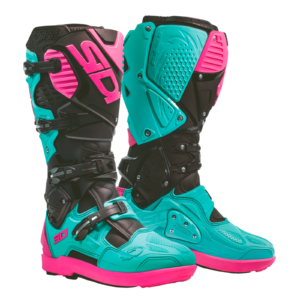 BOTA SIDI CROSSFIRE 3 SRS - PRETO/MENTA/PINK